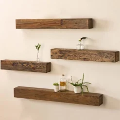Mensola in legno massello 60 cm