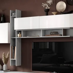 Mensola libreria sospesa linea Arte disponibile in 10 colori