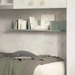 Mensola sospesa componibile con vani a giorno in Vari Colori