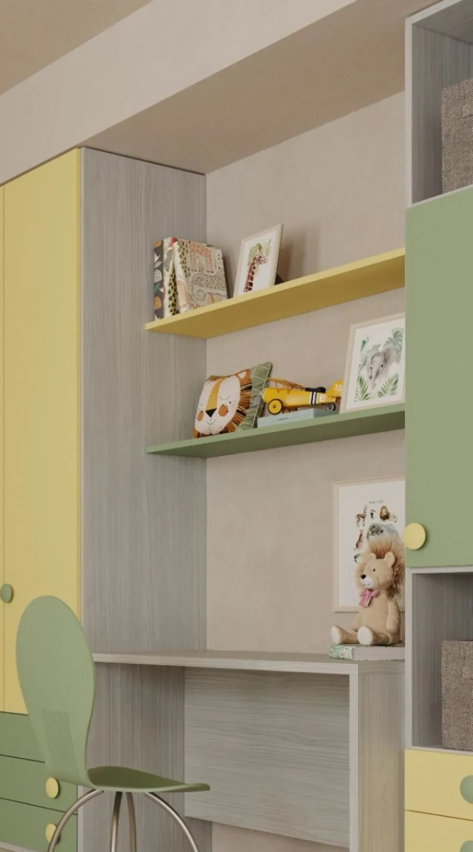 Mensola sospesa con fissaggio a scomparsa linea Fly disponibile in 4 misure e 16 colorazioni