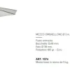 Mezzo Ombrellone da Parete per Balcone e piccoli spazi Ø 3 mt