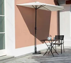 Mezzo Ombrellone da Parete per Balcone e piccoli spazi Ø 3 mt