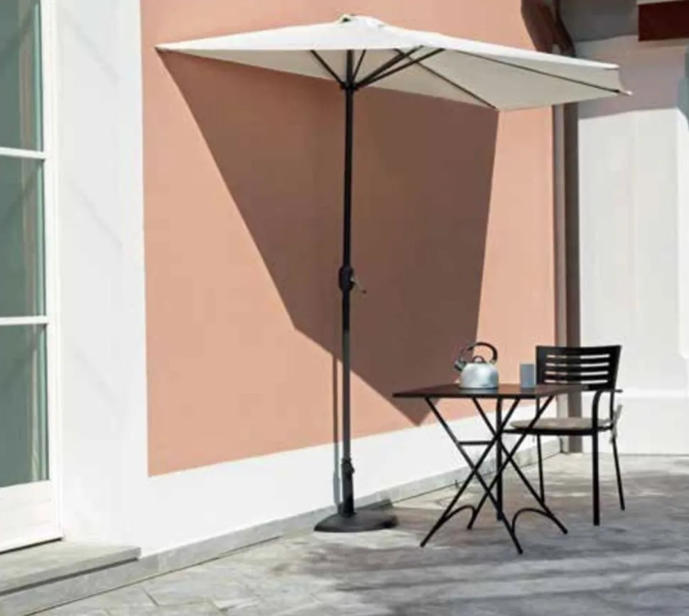 Mezzo Ombrellone da Parete per Balcone e piccoli spazi Ø 3 mt