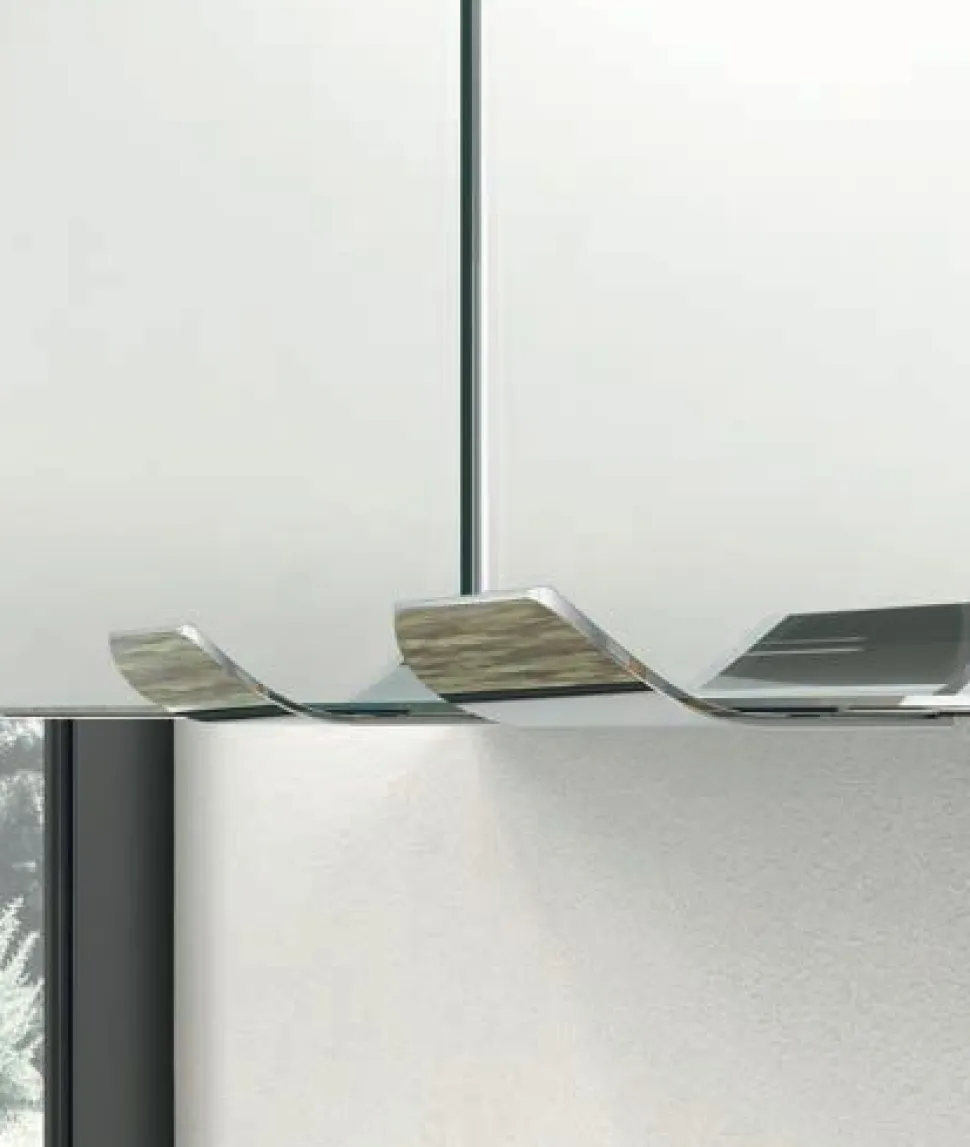 Mobile Bagno a terra 3 cassetti con maniglia a gola Levante disponibile in 5 colori
