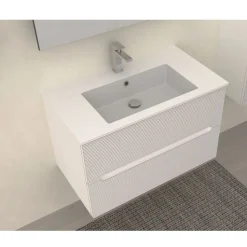 Mobile Bagno 2 cassetti sospeso Rigo disponibile in 3 misure e 5 colori