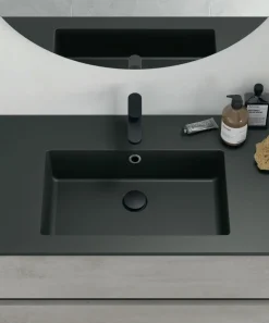Mobile Bagno da appoggio 3 cassetti con maniglia a incasso Crea disponibile in 4 colori