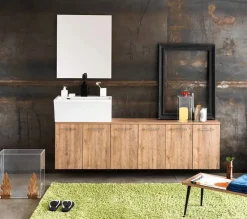 Mobile Bagno sospeso Saura disponibile in vari colori