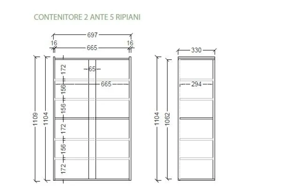 Mobile da ingresso Madrid linea Combo in finitura Bronzo e Rovere Mercure