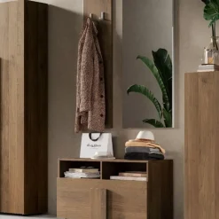 Mobile da ingresso Meddy linea Sax in finitura Rovere Mercure