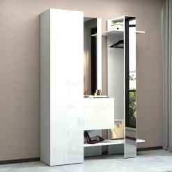 Mobile da ingresso set completo Poket in Bianco Lucido