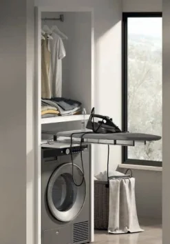 Mobile porta Lavatrice Asciugatrice H 198cm in 3 colori Spessore 36mm