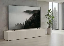 Mobile Porta TV moderno 4 ante in Cashmere Cannettato