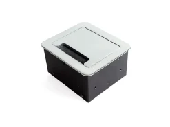 Multiconnettore da tavolo Atom 14, 130x115 mm disponibile in 2 colori