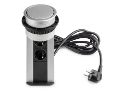 Multiconnettore da tavolo estraibile Port USB diametro 100 mm