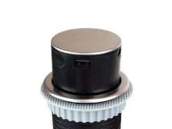 Multiconnettore estraibile da incasso Vertikal Push diametro 60 mm