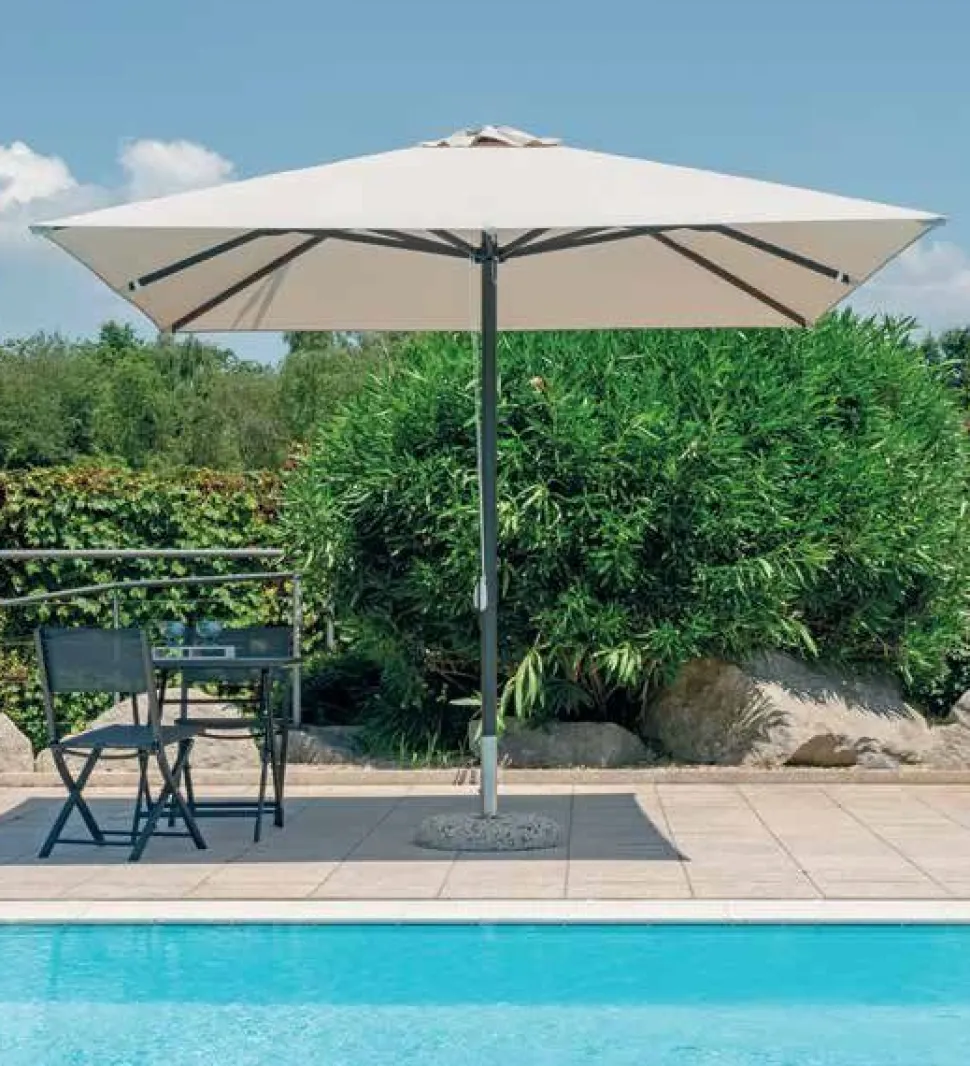 Ombrellone da Giardino in Alluminio palo centrale Resistente e Leggero