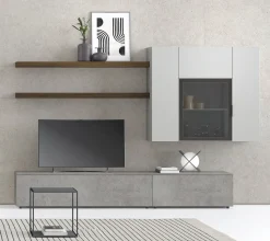 Parete attrezzata componibile Bali disponibile in vari colori