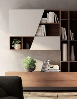 Parete Attrezzata Cut - Linea Contact Colori Personalizzabili