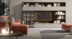 Parete attrezzata Eros linea Cosmo disponibile in 21 colorazioni