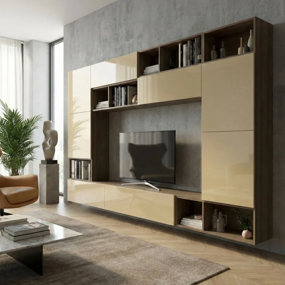 Parete attrezzata Ginevra 2 linea Alba