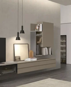 Parete attrezzata Leonard linea Cosmo disponibile in 21 colorazioni