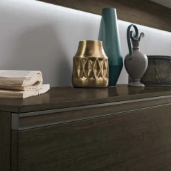 Parete attrezzata moderna componibile Olivia linea Nais disponibile in vari colori