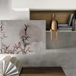 Parete attrezzata moderna componibile Flora linea Nais disponibile in vari colori