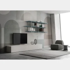 Parete attrezzata moderna Michela linea Nais disponibile in vari colori