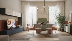 Parete attrezzata Nova linea Contact disponibile in 30 colori