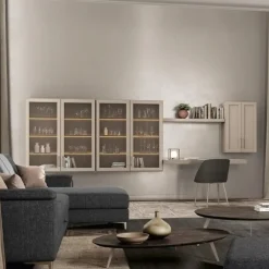 Parete attrezzata Sebastian linea Motivi disponibile in vari colori