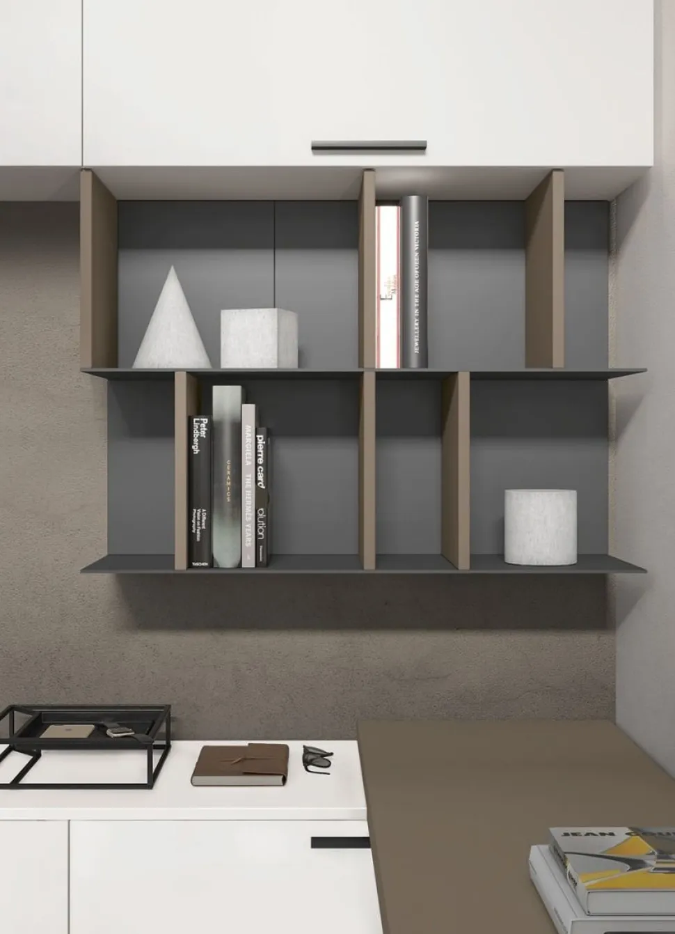 Parete attrezzata Steel linea Cosmo disponibile in 21 colorazioni