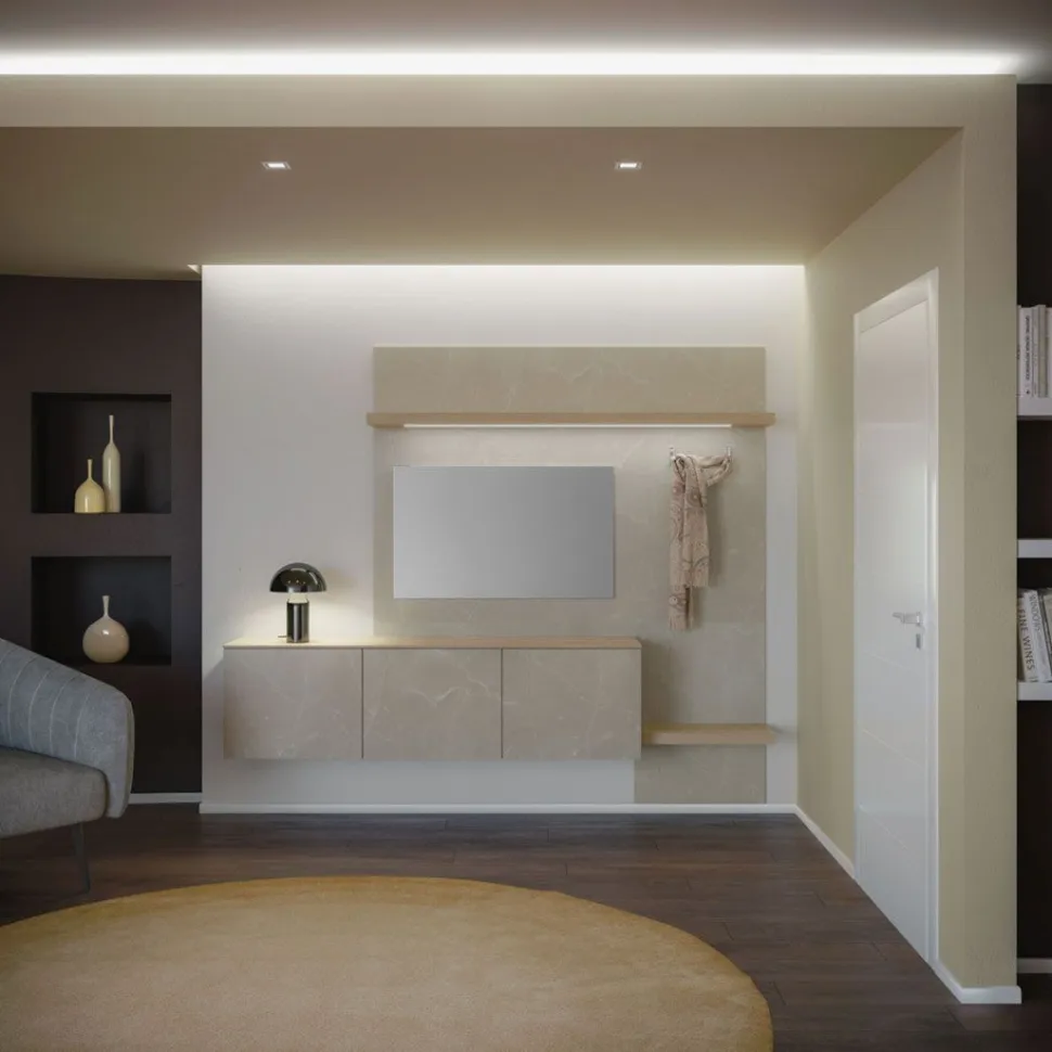 Parete da ingresso Ginevra linea Contact