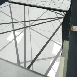 Parete da Ingresso Mia 2 in Bianco Lucido - Ante con Grafica Personalizzabile