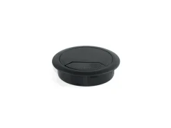 Passacavo circolare montaggio a incasso diametro 60 mm disponibile in 3 colori