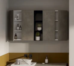 Pensile Bagno sospeso 2 ante disponibile in 3 misure e vari colori P 15 cm