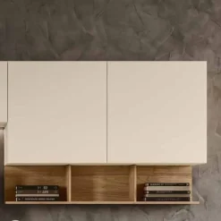 Pensile cubo sospeso Bronzo 60x60 con 1 anta battente disponibile in vari colori