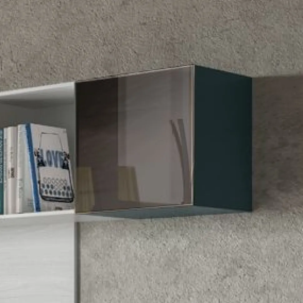 Pensile Cubo sospeso linea Tilt disponibile in 32 colori