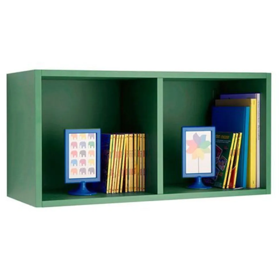 Pensile Cubo sospeso 2 vani a giorno linea Colorfull disponibile in vari colori
