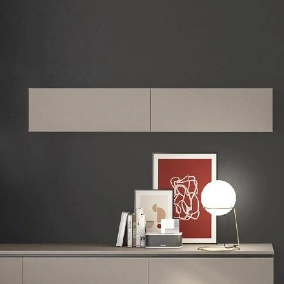 Pensile orizzontale sospeso ribalta / vasistas disponibile in 7 misure e 26 colorazioni