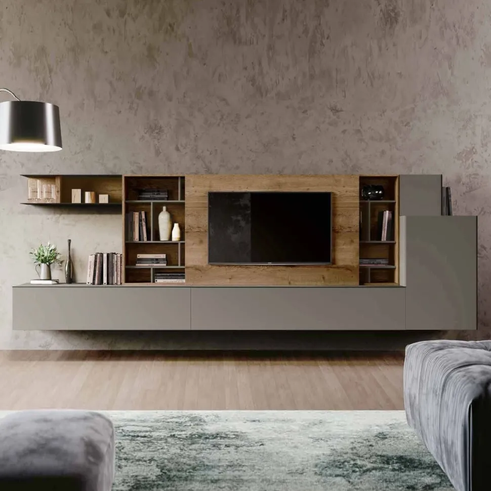 Pensile orizzontale sospeso ribalta / vasistas disponibile in 3 misure e vari colori