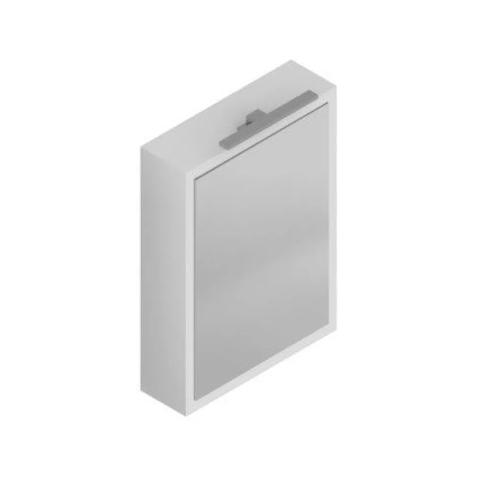 Pensile sospeso con specchio L50xP15xH70 cm disponibile in vari colori