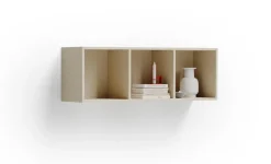 Pensile sospeso Cubo 3 vani a giorno linea Fly disponibile in 16 colori