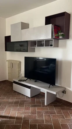 Pensile sospeso linea Domino in Cachemire con anta in Vetro