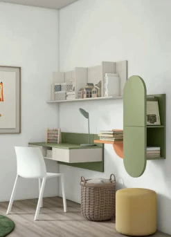 Pensile sospeso moderno con 1 o 2 ante disponibile in 13 colori