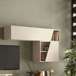 Pensile sospeso Ribalta /Vasistas con anta taglio obliquo linea Arte L 138 cm
