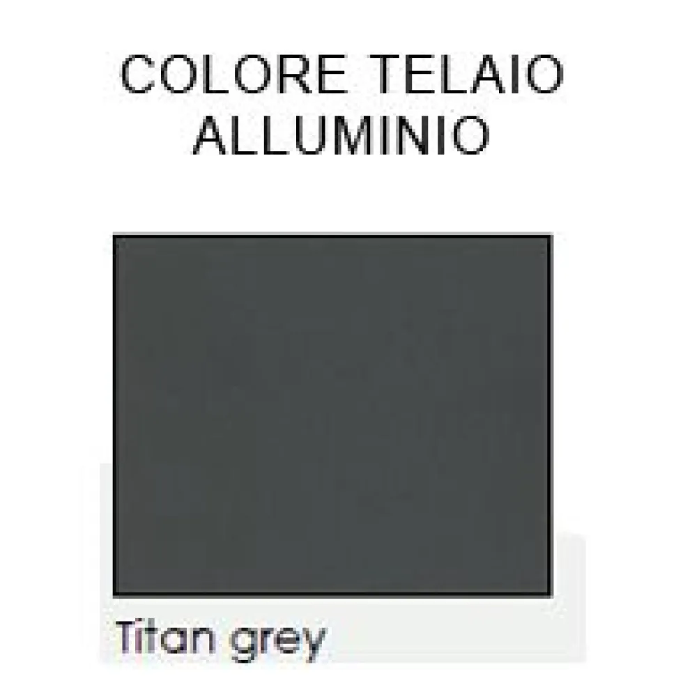 Pensile verticale con anta in vetro e struttura in 15 colorazioni