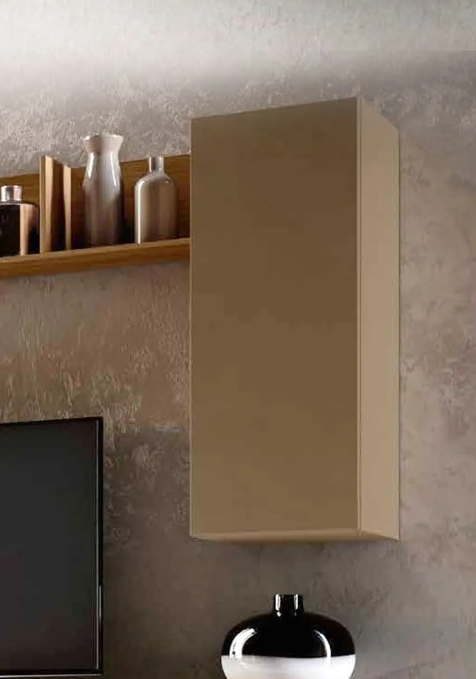 Pensile verticale sospeso colonna Oro disponibile in 3 misure e vari colori