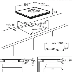 Piano cottura a induzione Electrolux KIS62449