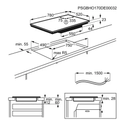 Piano cottura a induzione Electrolux LIT81443