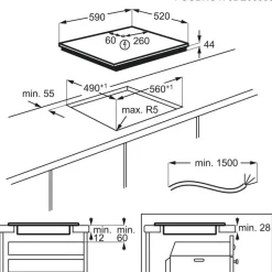 Piano cottura a induzione Electrolux LIL61433